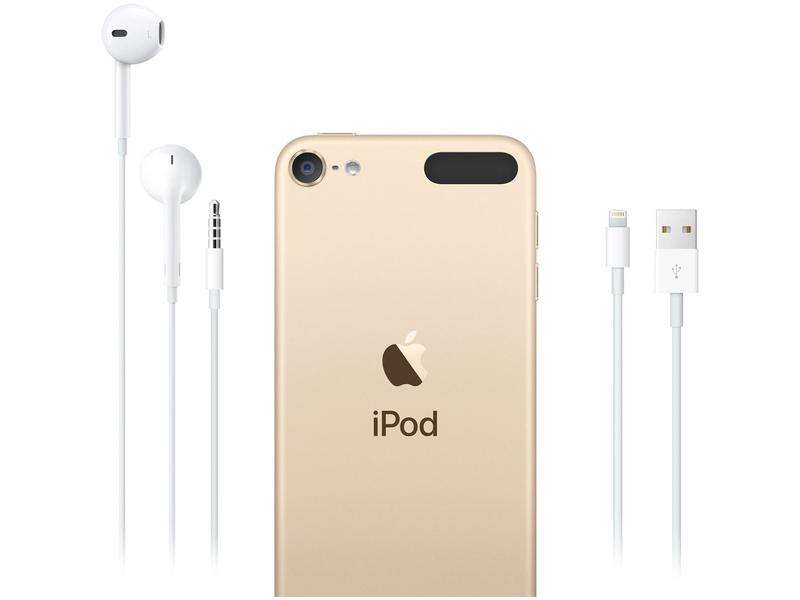 iPod Touch Apple 128GB Dourado - Resolução Câmera iSight 8MP - MP3